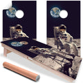 Lunar Lounger - Cornhole Board Wrap - Set of 2