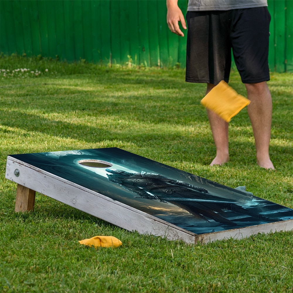 Dragon Warriors - Cornhole Board Wrap - Set of 2