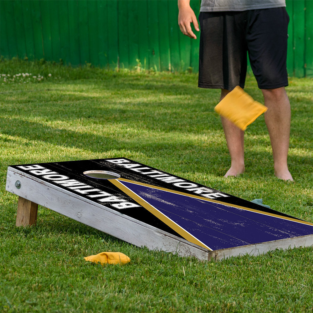 Baltimore Football - Cornhole Board Wrap - Set of 2