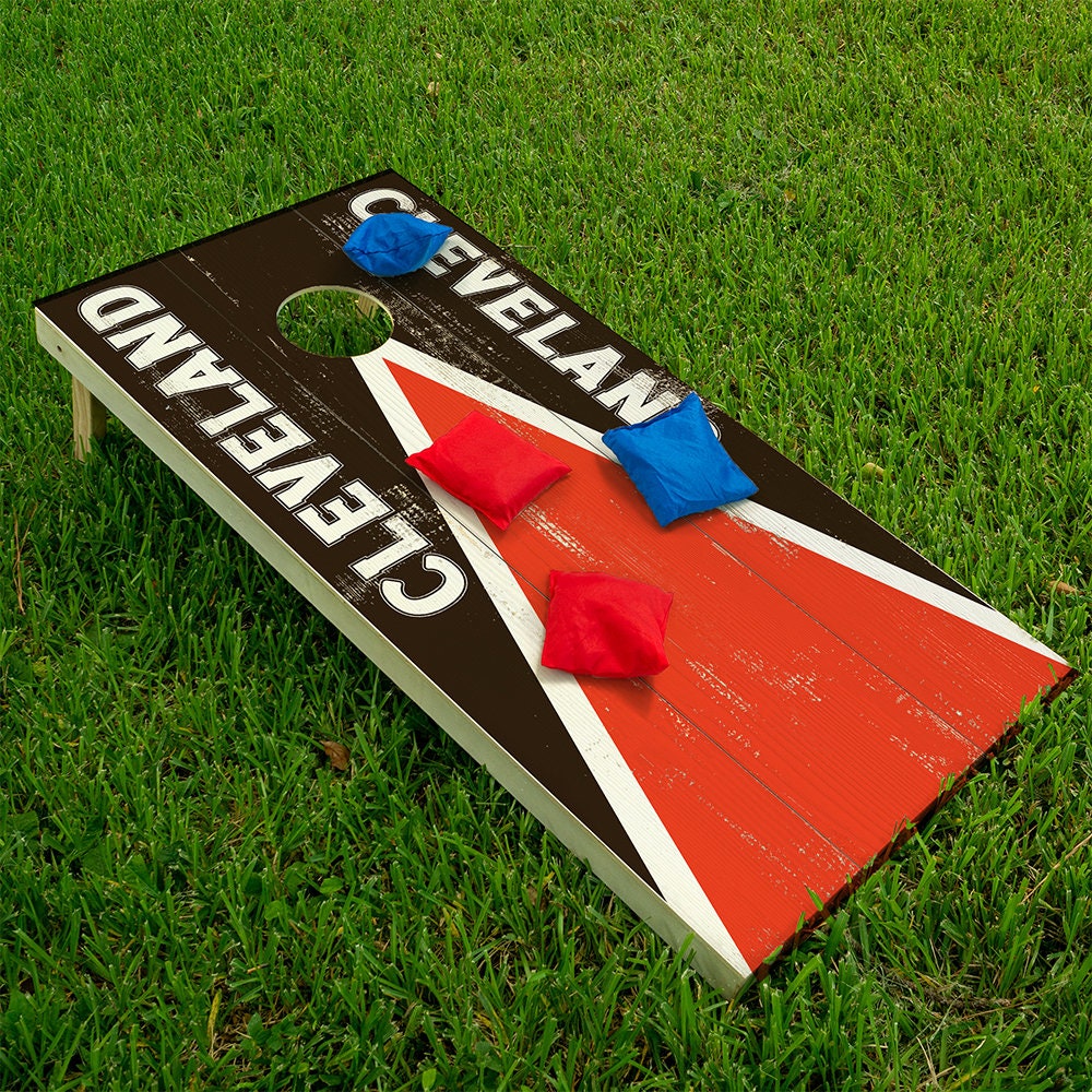 Cleveland Football - Cornhole Board Wrap - Set of 2