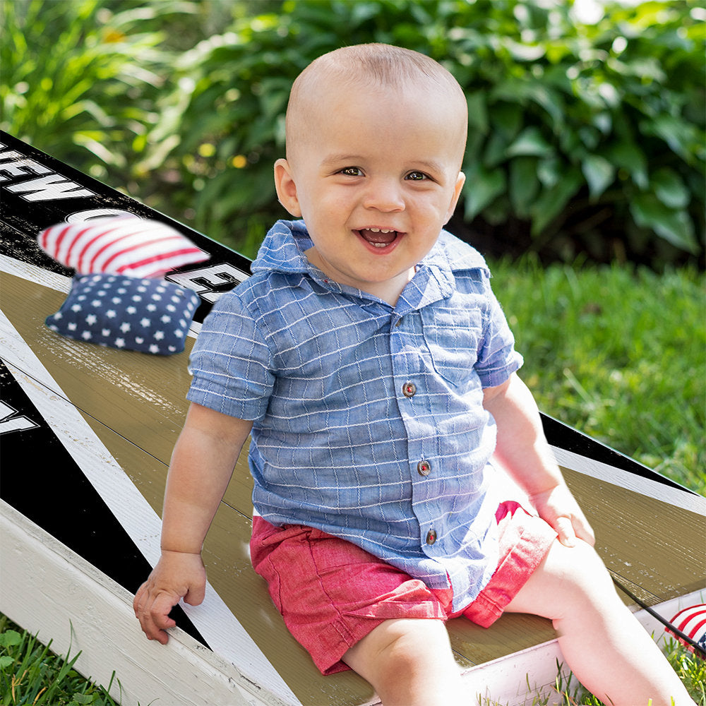 New Orleans Football - Cornhole Board Wrap - Set of 2