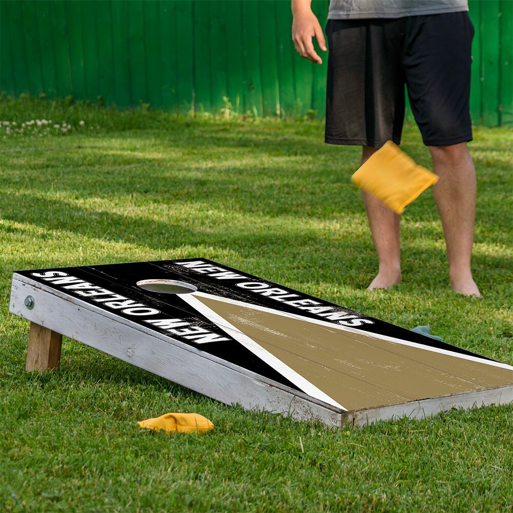 New Orleans Football - Cornhole Board Wrap - Set of 2