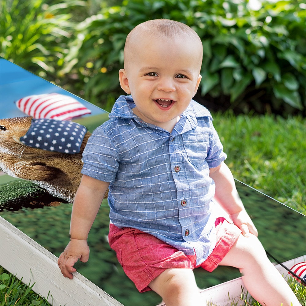 Gopher Golf - Cornhole Board Wrap - Set of 2