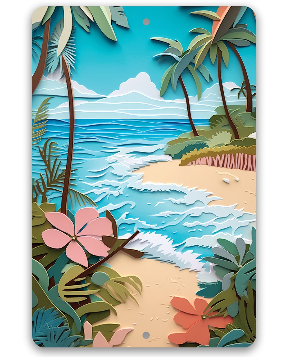 Beach Dreams - Metal Sign