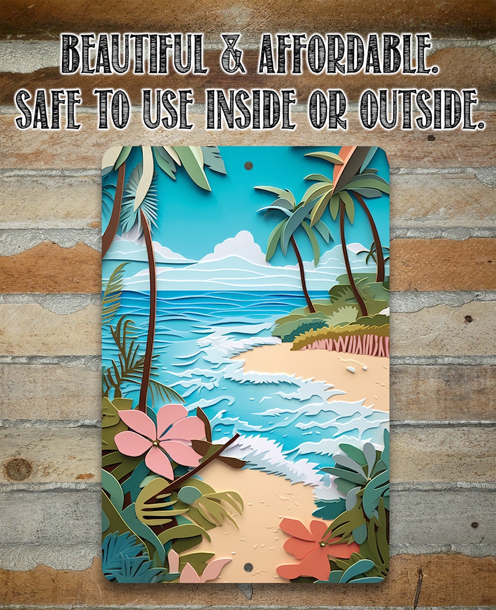 Beach Dreams - Metal Sign