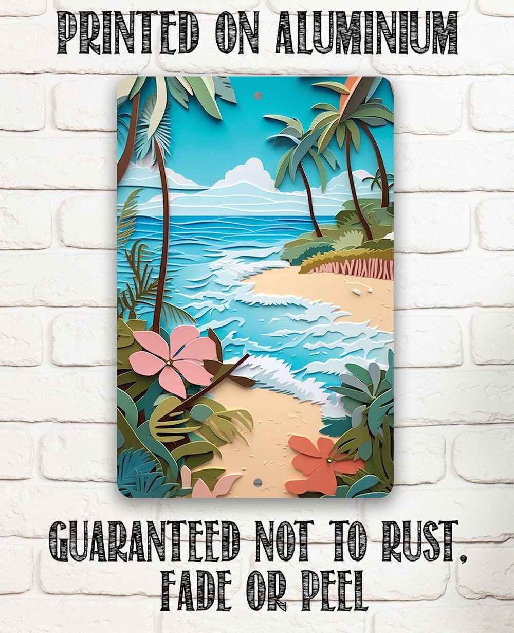 Beach Dreams - Metal Sign