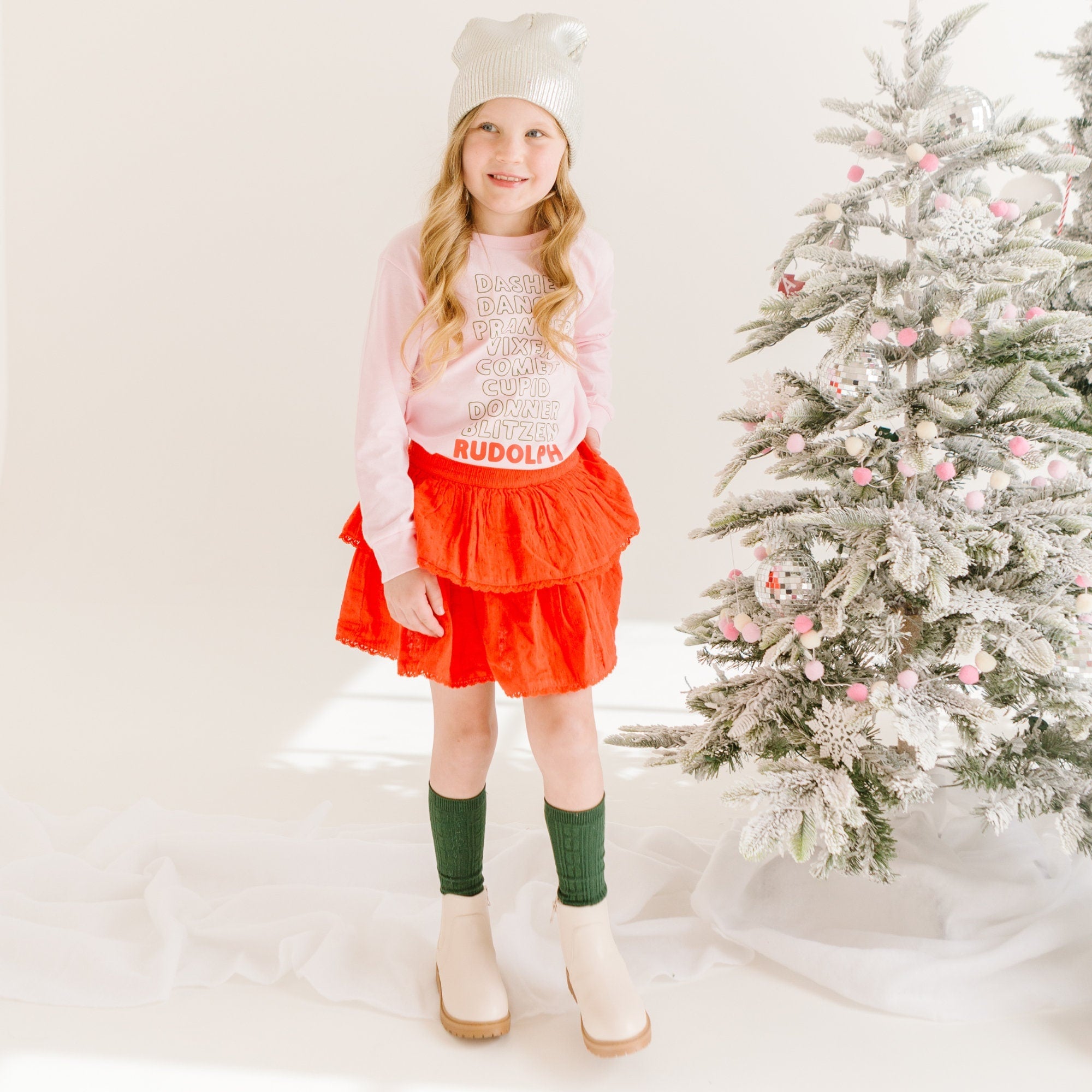 Rudolf Reindeer list Toddler and Youth Christmas shirt