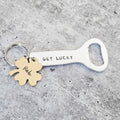 Get Lucky Personalized St. Patrick's Day Beer Bottle Opener Keychain