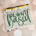 Plant Based 420 Sequin Cosmetic Case