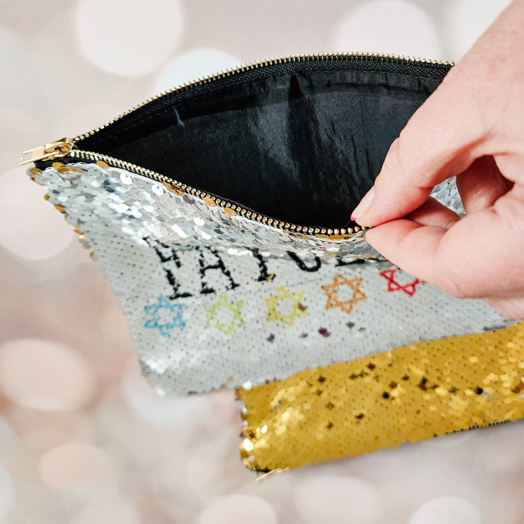 Faygele Sequined Pride Pouch