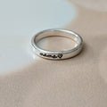 Personalized Sterling Silver Mama Ring - Custom Name Stacking Ring