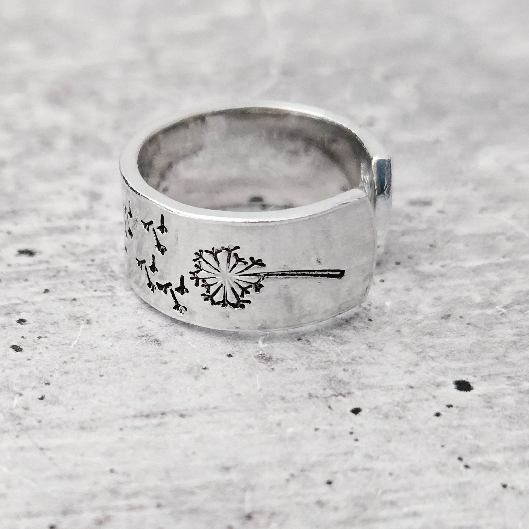 Dandelion Open Back Ring
