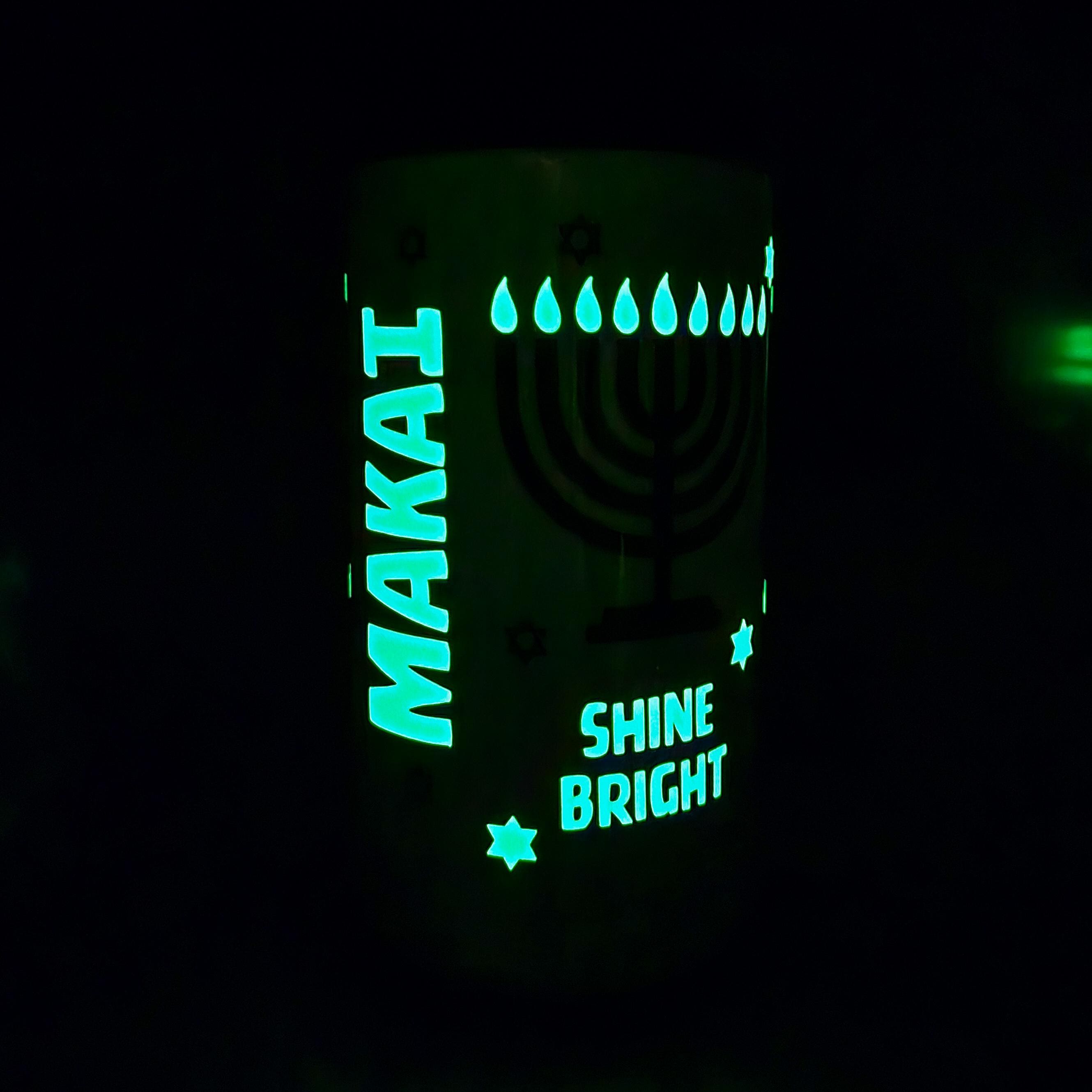 Kids Shine Bright Menorah Glow-in-the-Dark Sippy Cup