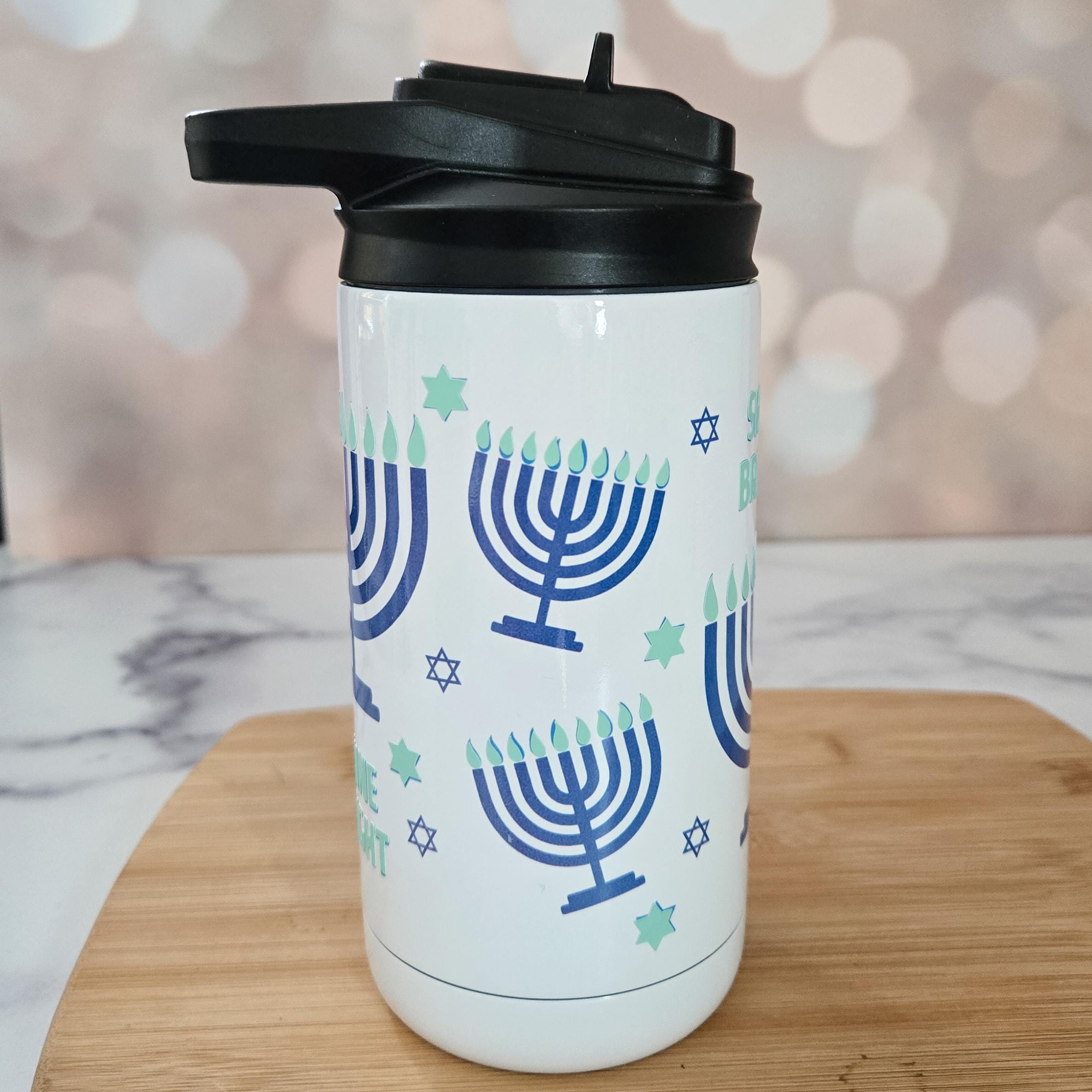 Kids Shine Bright Menorah Glow-in-the-Dark Sippy Cup