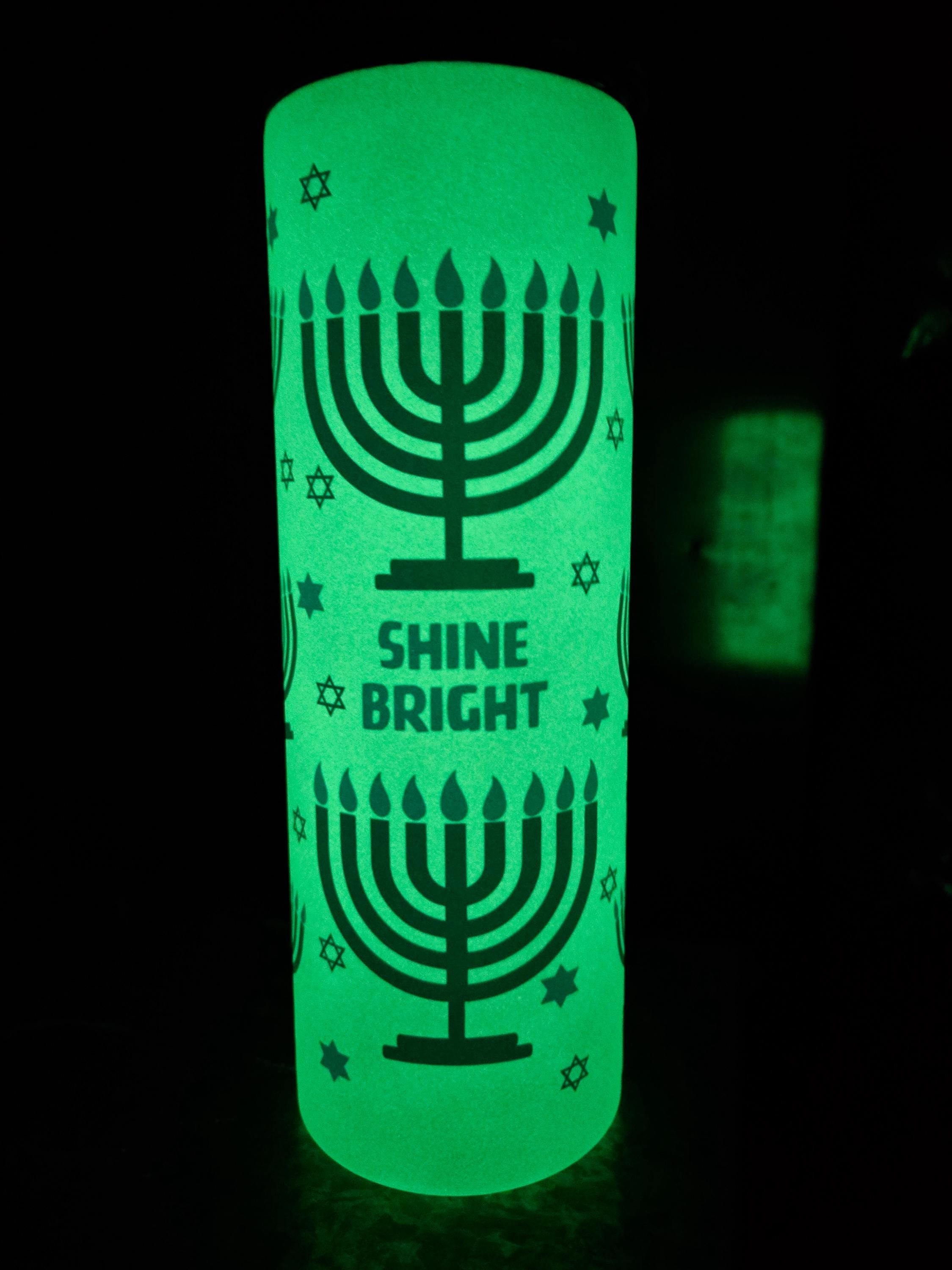 Chrismukkah Glow-in-the-Dark 20oz Tumbler Set