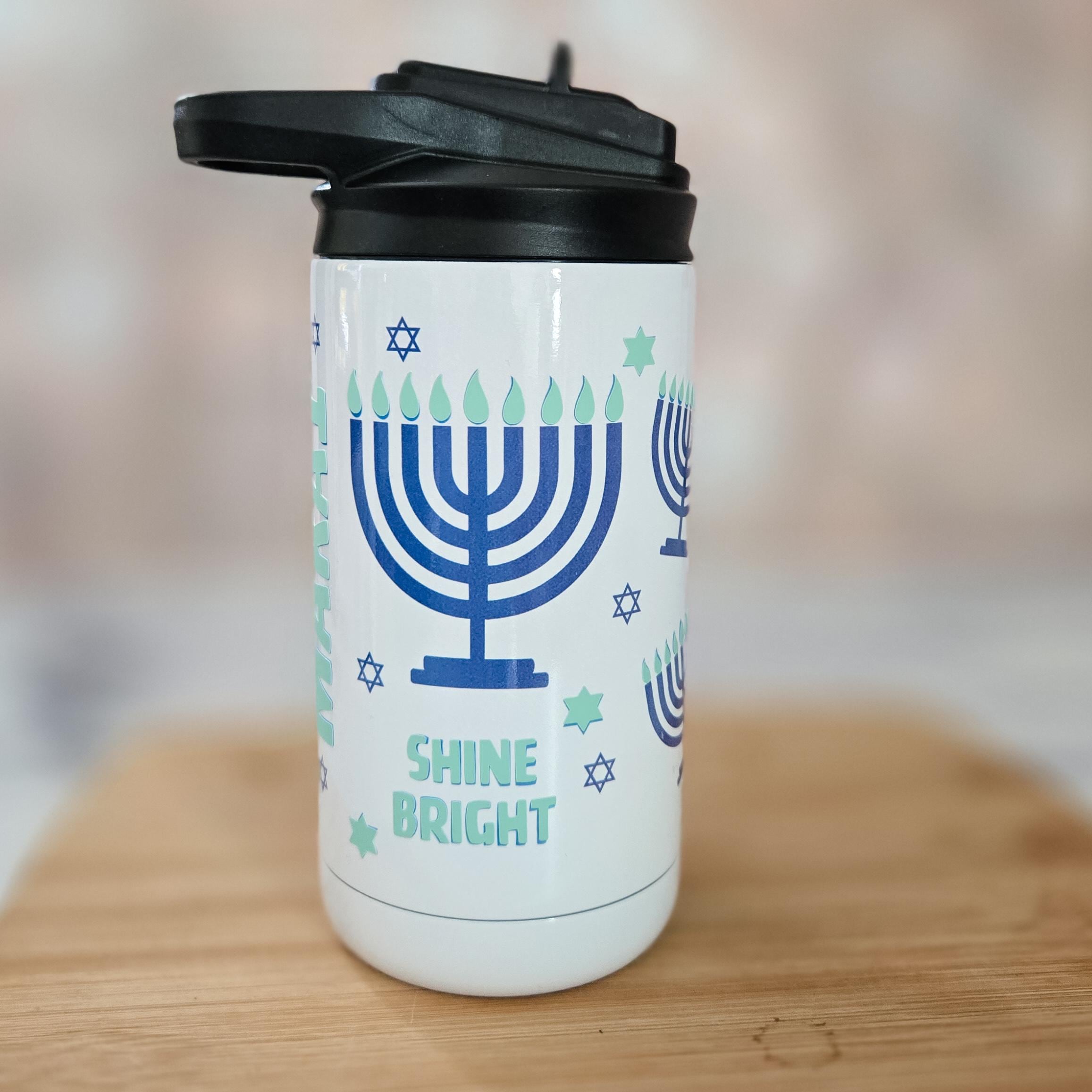 Kids Shine Bright Menorah Glow-in-the-Dark Sippy Cup