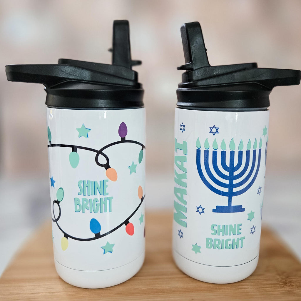 Kids Shine Bright Menorah Glow-in-the-Dark Sippy Cup