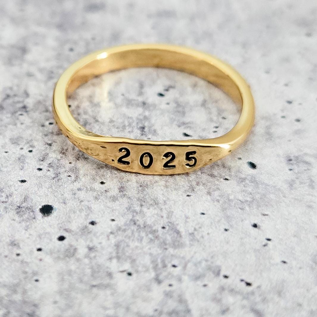 Class of 2026 Dainty Gold or Silver Ring