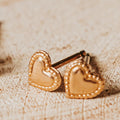 Dainty Heart Stud Earrings