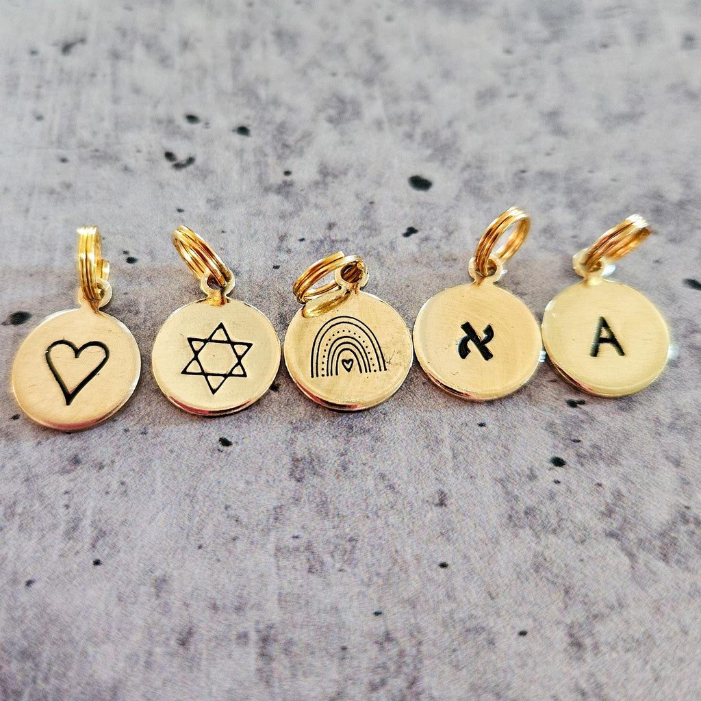 Fageleh Hand Stamped Brass Keychain for LGBTQ