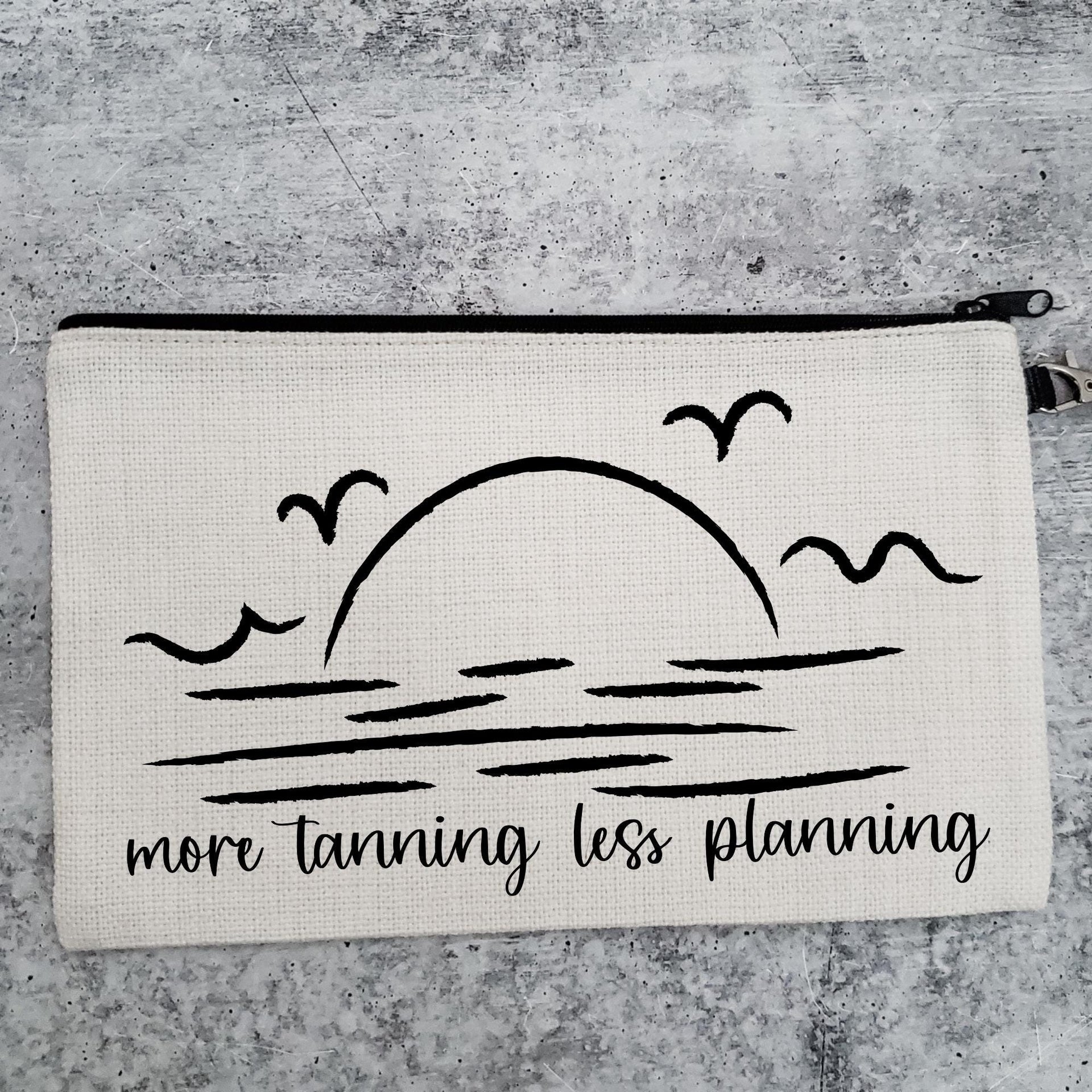More Tanning Less Planning Teacher Tote Bag for Summer