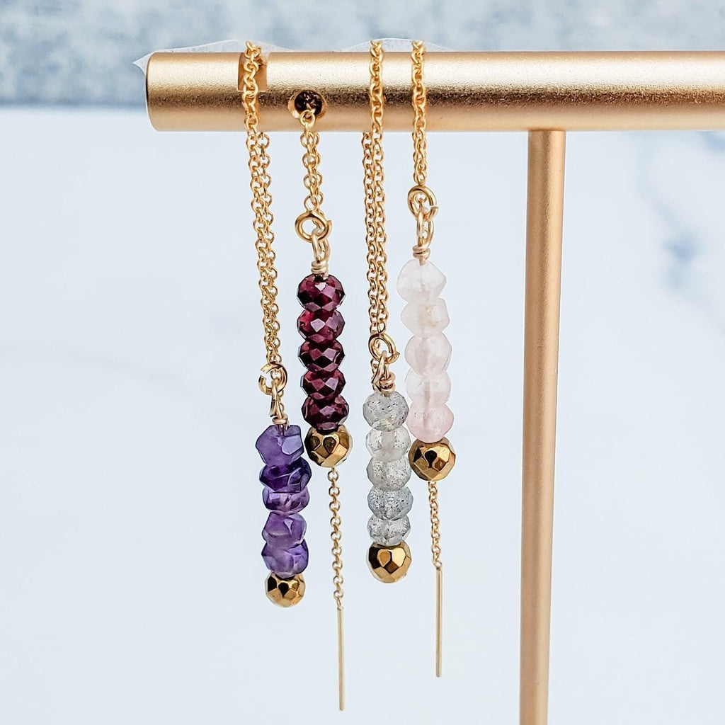 Crystal Threader Earrings