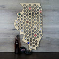 Illinois Beer Cap Map