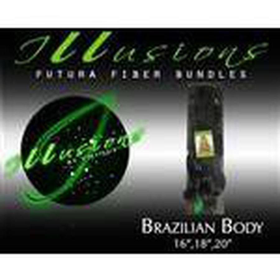 Illusions Brazilian Body Wave Bundle with Closure (3 Pieces)