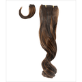 Illusions Collection Fantasy Curl 19 inch hair extension in multi-tonal brunette balayage blend