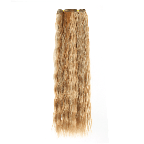 15-inch Ripple Wave home decor accessory in glamorous blonde and gold finish