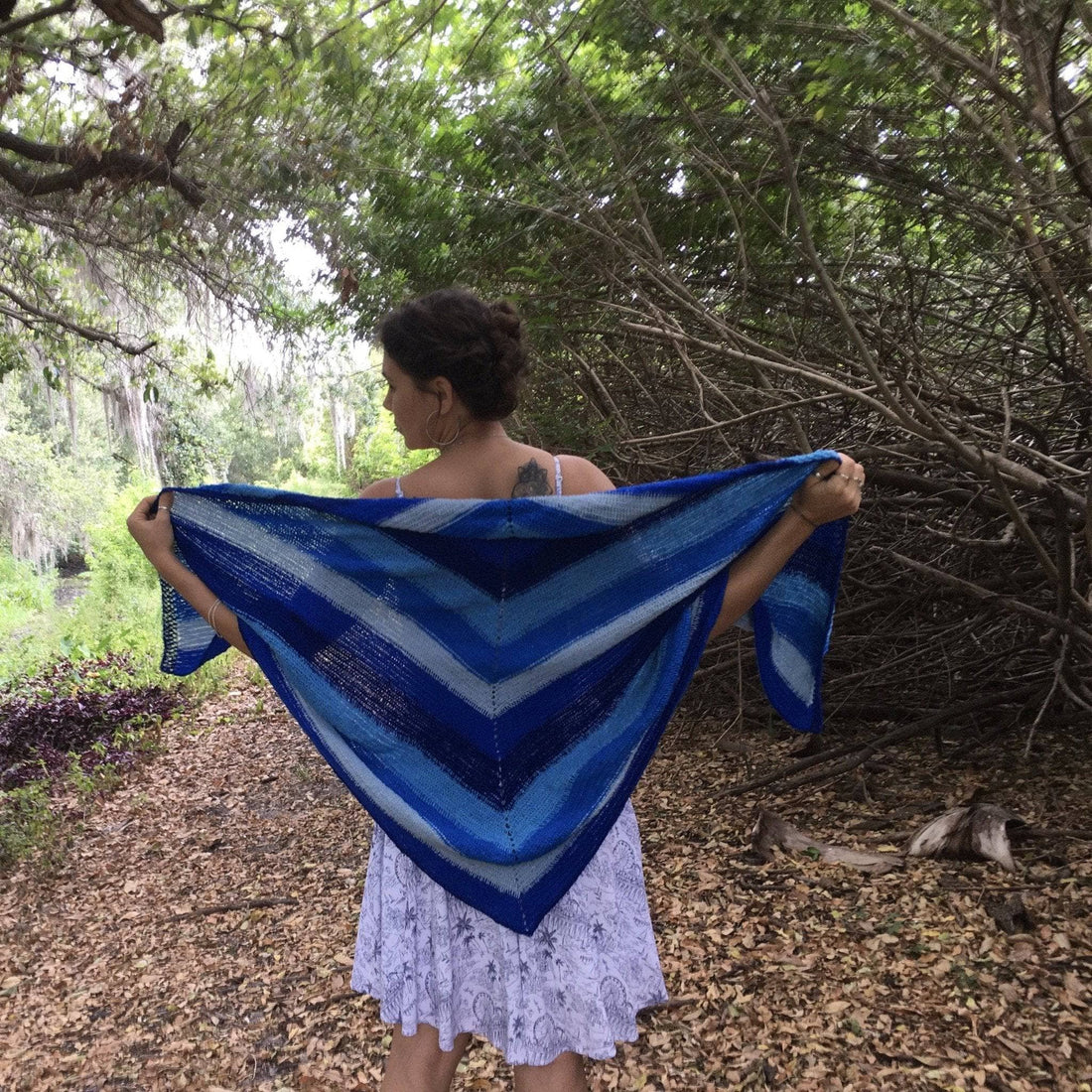 I'm Feeling Plucky Tunisian Crochet Shawl Pattern - DIY Scarf