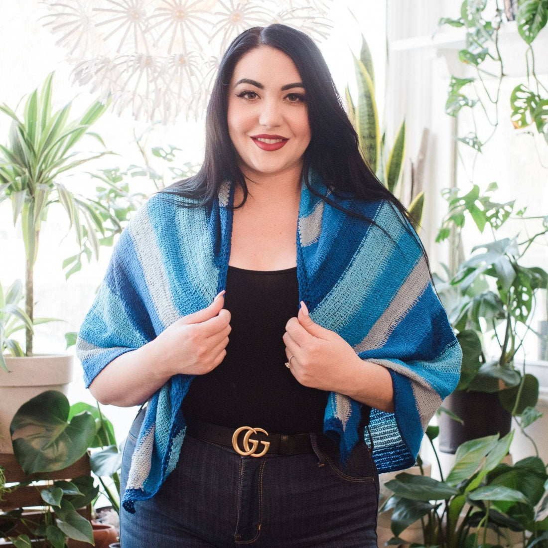 I'm Feeling Plucky Tunisian Crochet Shawl Pattern - DIY Scarf