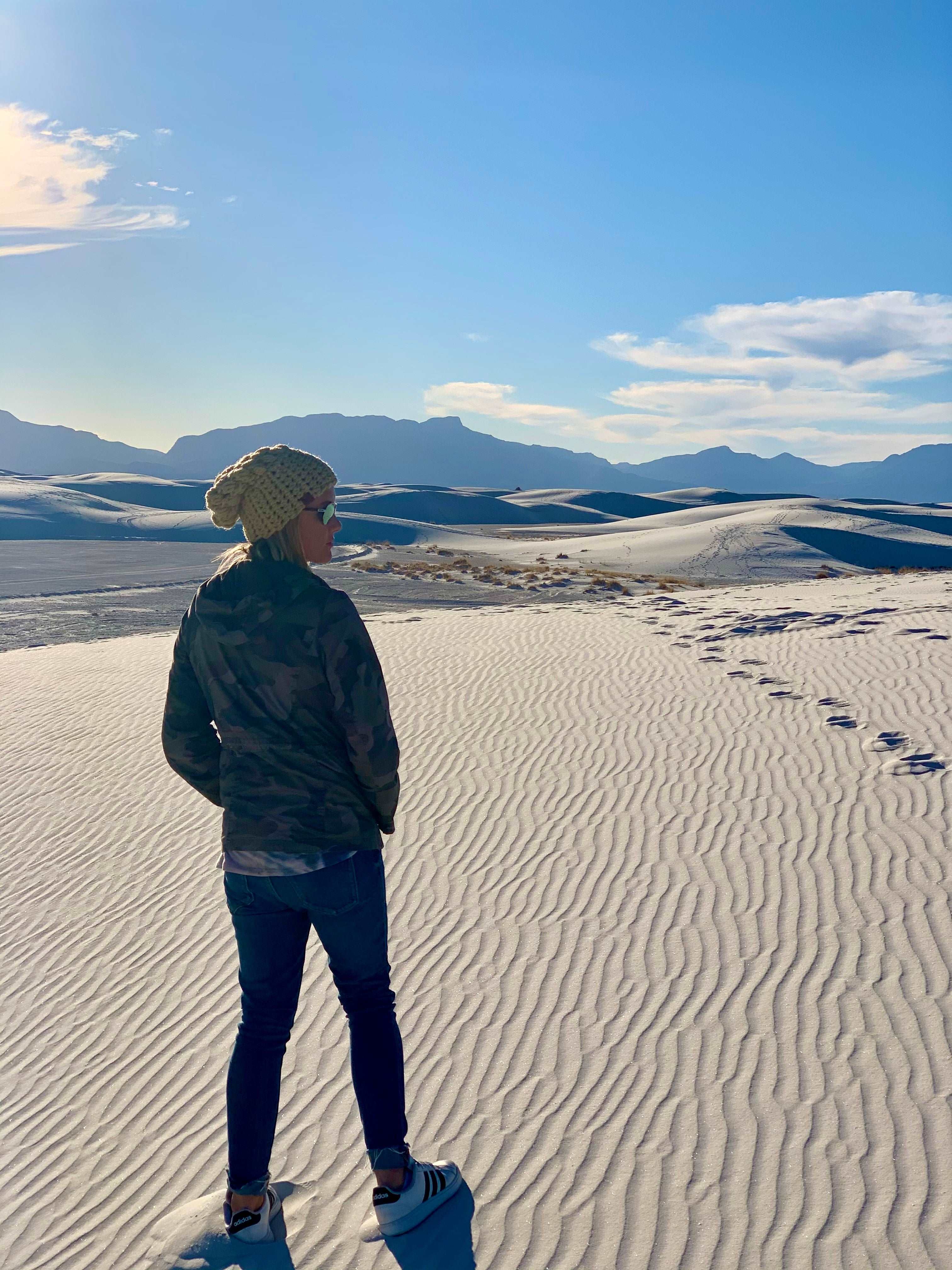 Crochet Slouch Hat | Tan Slouchy Beanie