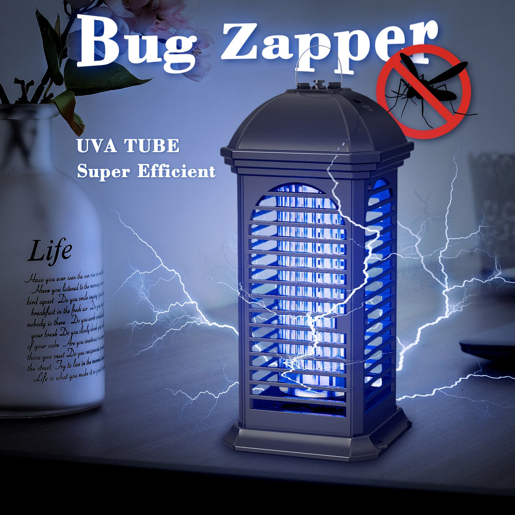 Portable Electric Bug Zapper - Indoor Outdoor Mosquito Fly Trap