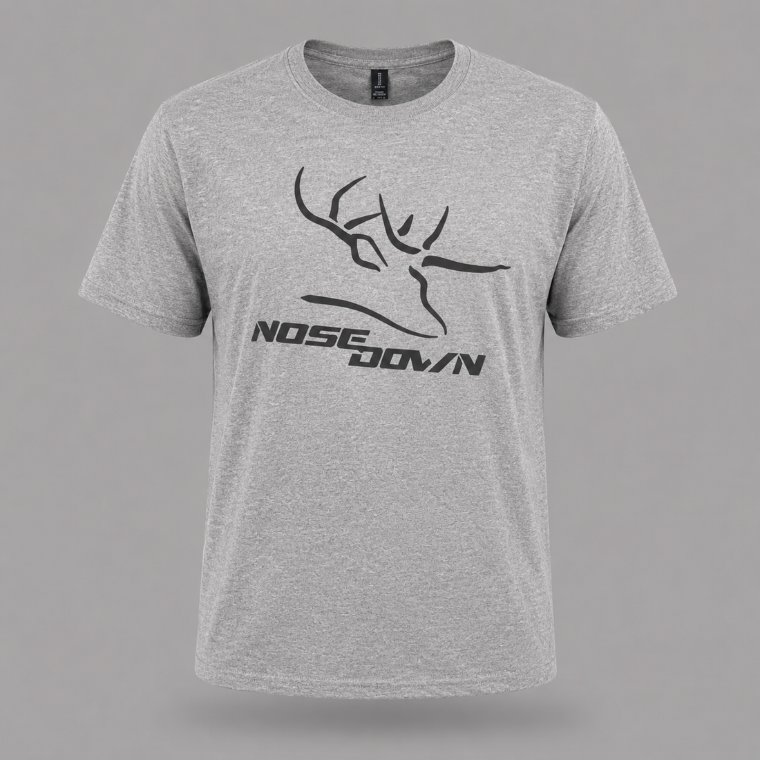 Nose Down Scents Graphic Logo T-Shirt: Sporty Cotton Crewneck