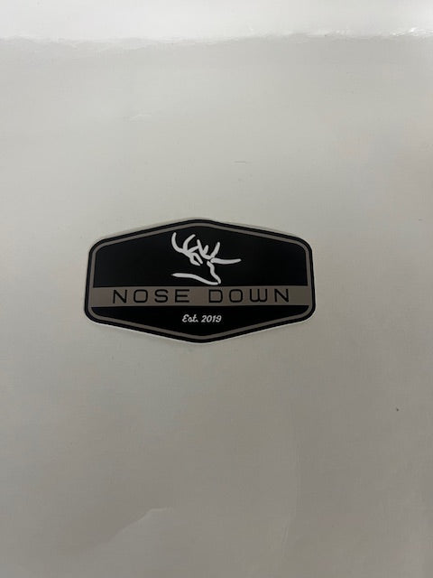 Nose Down Decals High Contrast Outdoor Graphic Stickers