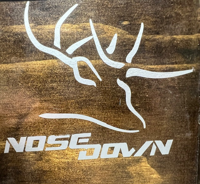 Nose Down Decals High Contrast Outdoor Graphic Stickers