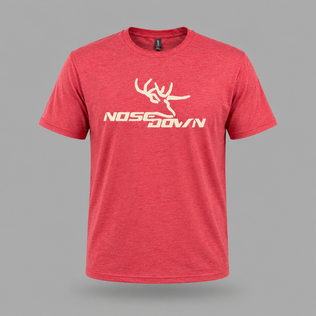 Unisex Nose Down Scents logo t-shirt in cotton, featuring a crew neckline and sporty graphic print.
