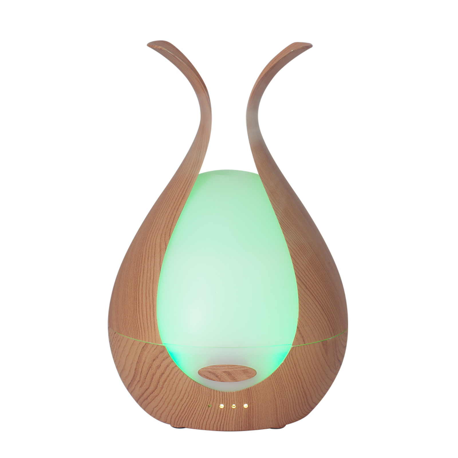 Wood Grain Ultrasonic Essential Oil Diffuser with LED Light - Image 4