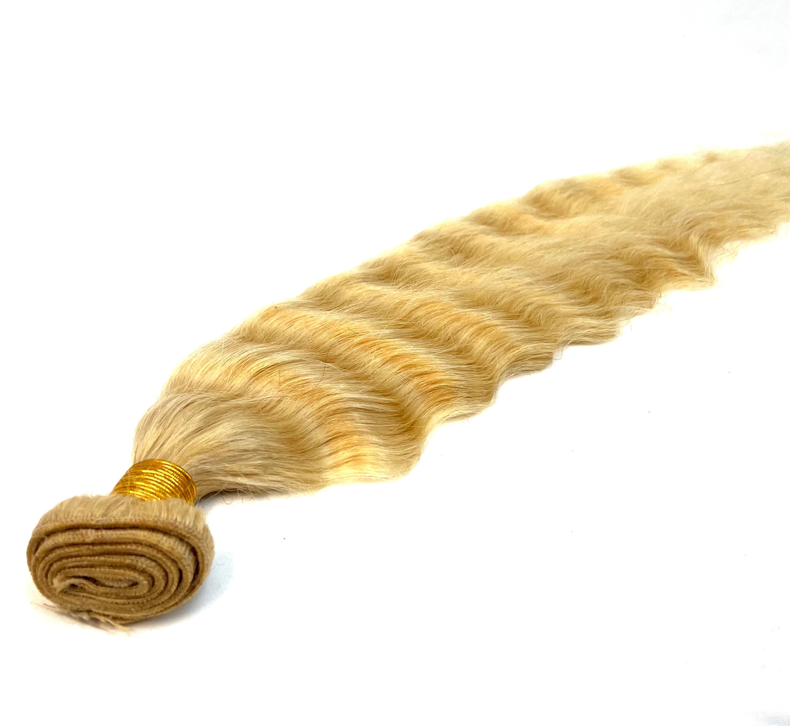 RIO Malaysian Ukrainian Human Hair Bundle Platinum Blonde 24-26"
