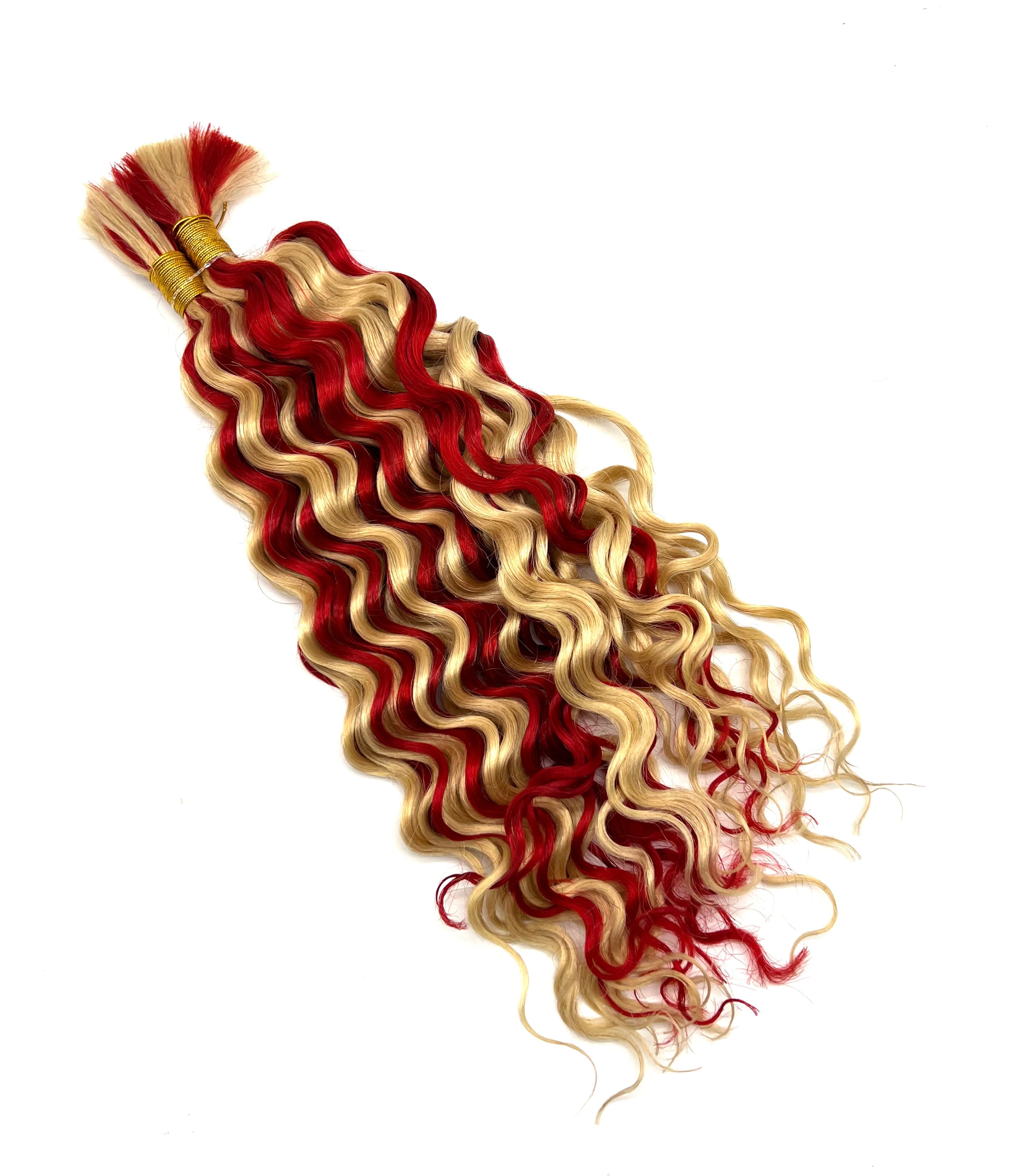 18-Inch Deep Bulk Human Hair Extensions for Natural Styling