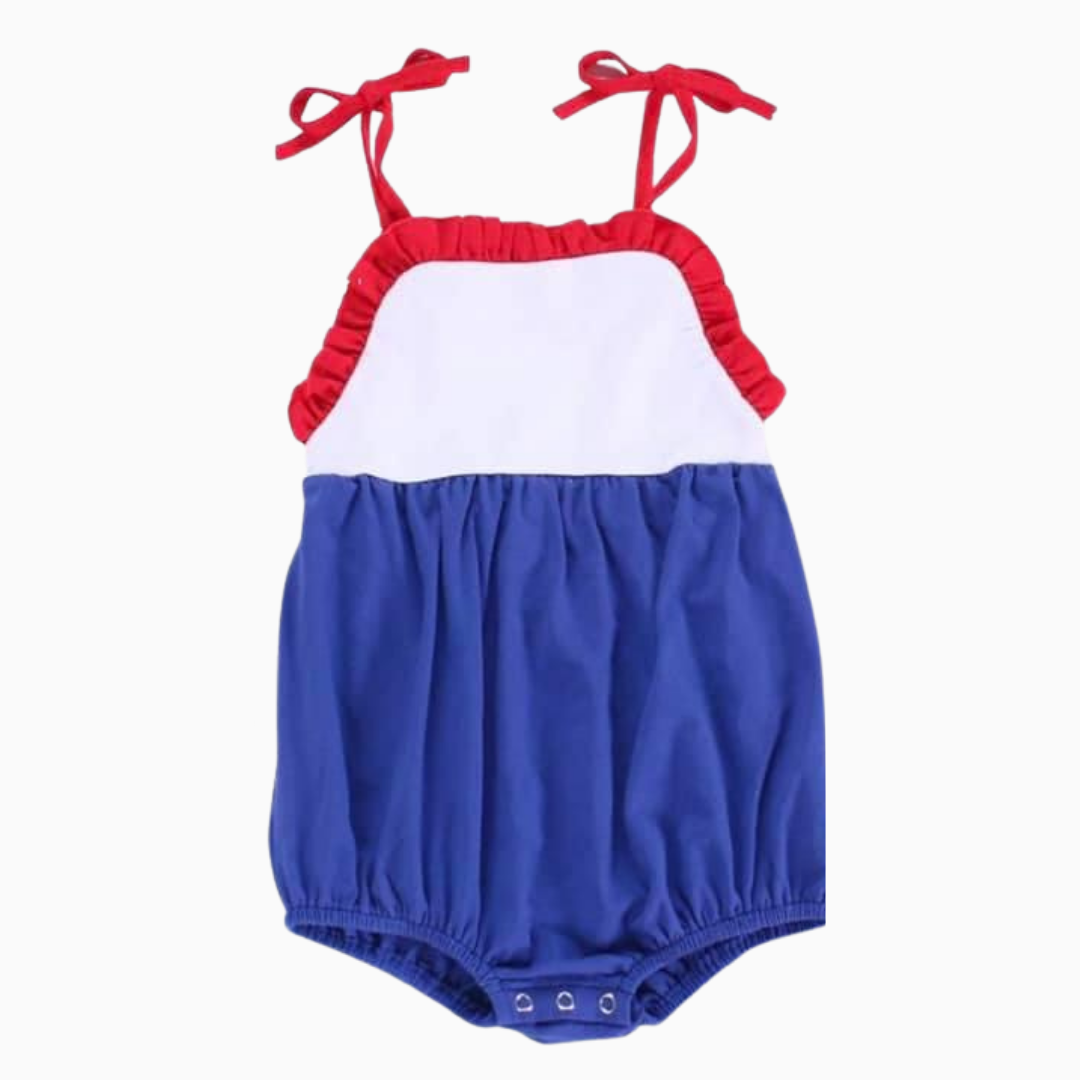 Red, White and Blue Sunsuit