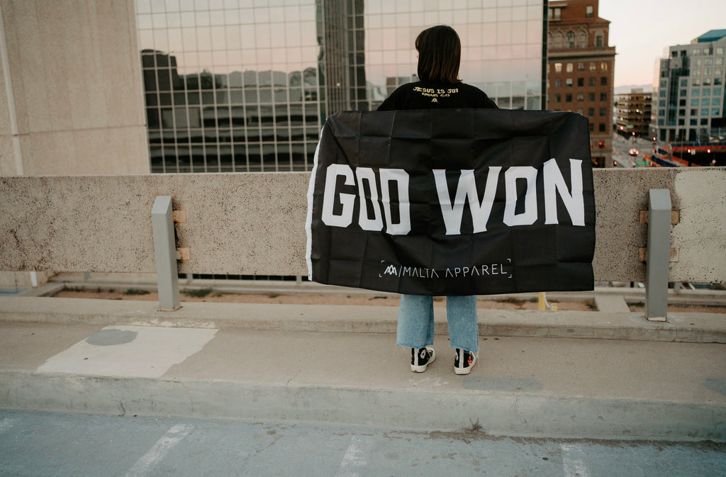 ‘God Won’ Flag