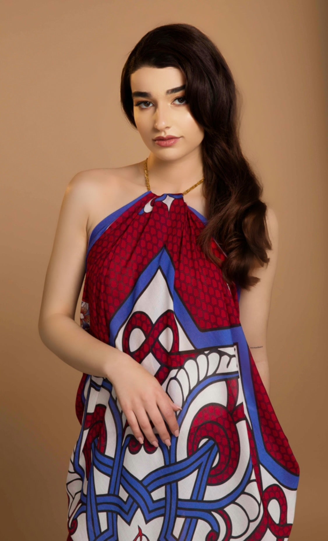 Oversized Ornament Scarf