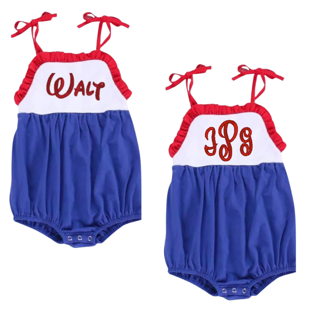 Red, White and Blue Sunsuit