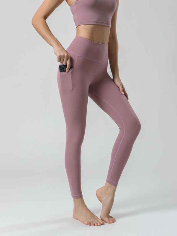 Women's High-Waist Yoga Capri Pants - Double Brushed & Ultra Soft