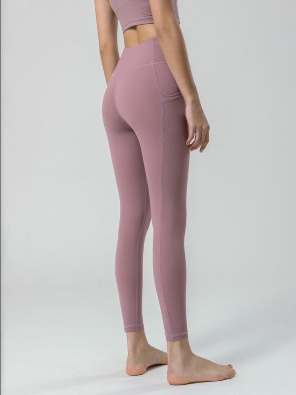 Women's High-Waist Yoga Capri Pants - Double Brushed & Ultra Soft