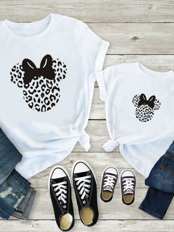 Women Mama and Mini Matching Graphic Print Short Sleeve T-Shirt - Image 4
