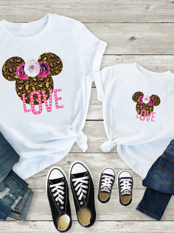 Women Mama and Mini Matching Graphic Print Short Sleeve T-Shirt - Image 2