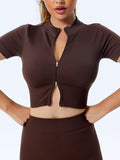Fitness Sports Yoga Short Sleeve Top